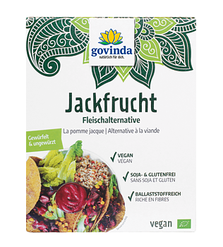 Jackfruit Cubes Organic, 200g Govinda