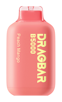 Dragbar B5000 Nikotinfri Vape - Peach Mango