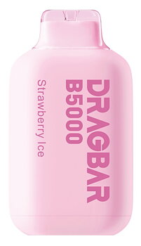 Dragbar B5000 Nikotinfri Vape - Strawberry Ice