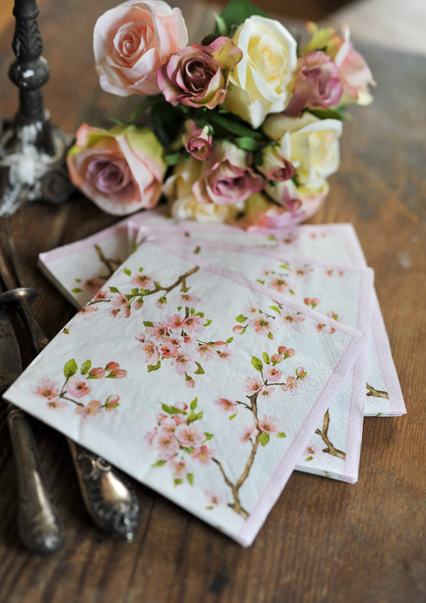 Cherry Blossom Napkin - 12-pack - 33x33 cm