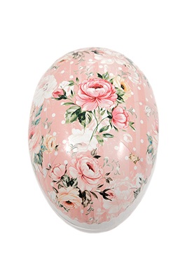 Påskägg - Blomma Pion/Ros - Rosa - 15 cm