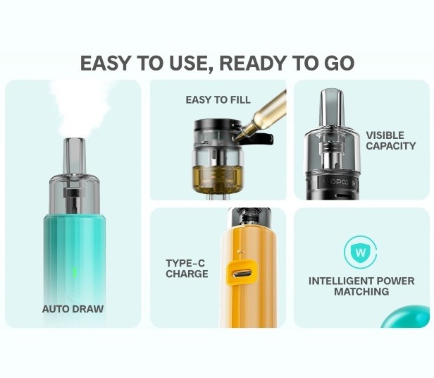 Voopoo Doric Q Vape Startpaket  - 4