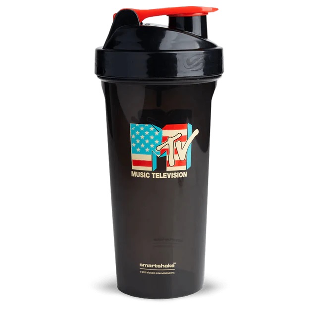 SmartShake Lite MTV American Flag Logo Black - 800ml.