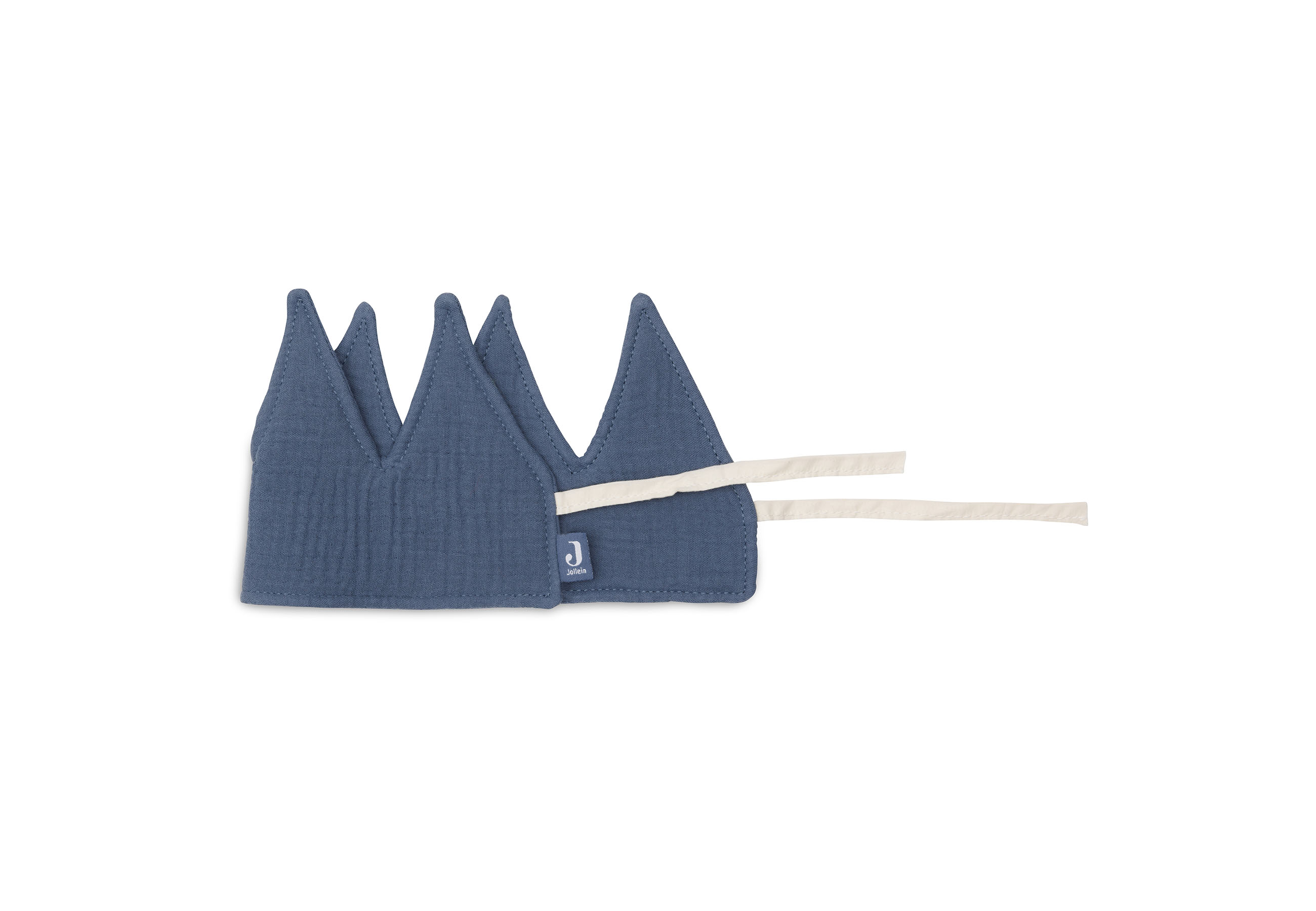 Jollein Krona 12x35cm Party Collection Jeans Blue - 2