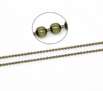Kulkedja, brons 1,5mm