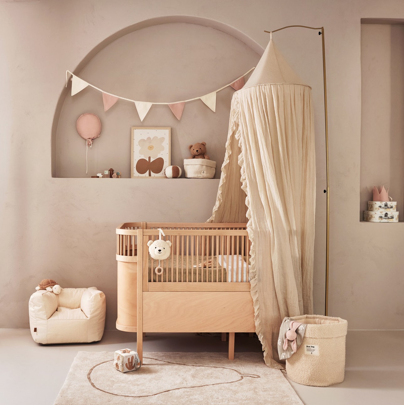 Jollein Vimpel 200x17cm Party Collection Wild Rose/Ivory - 4