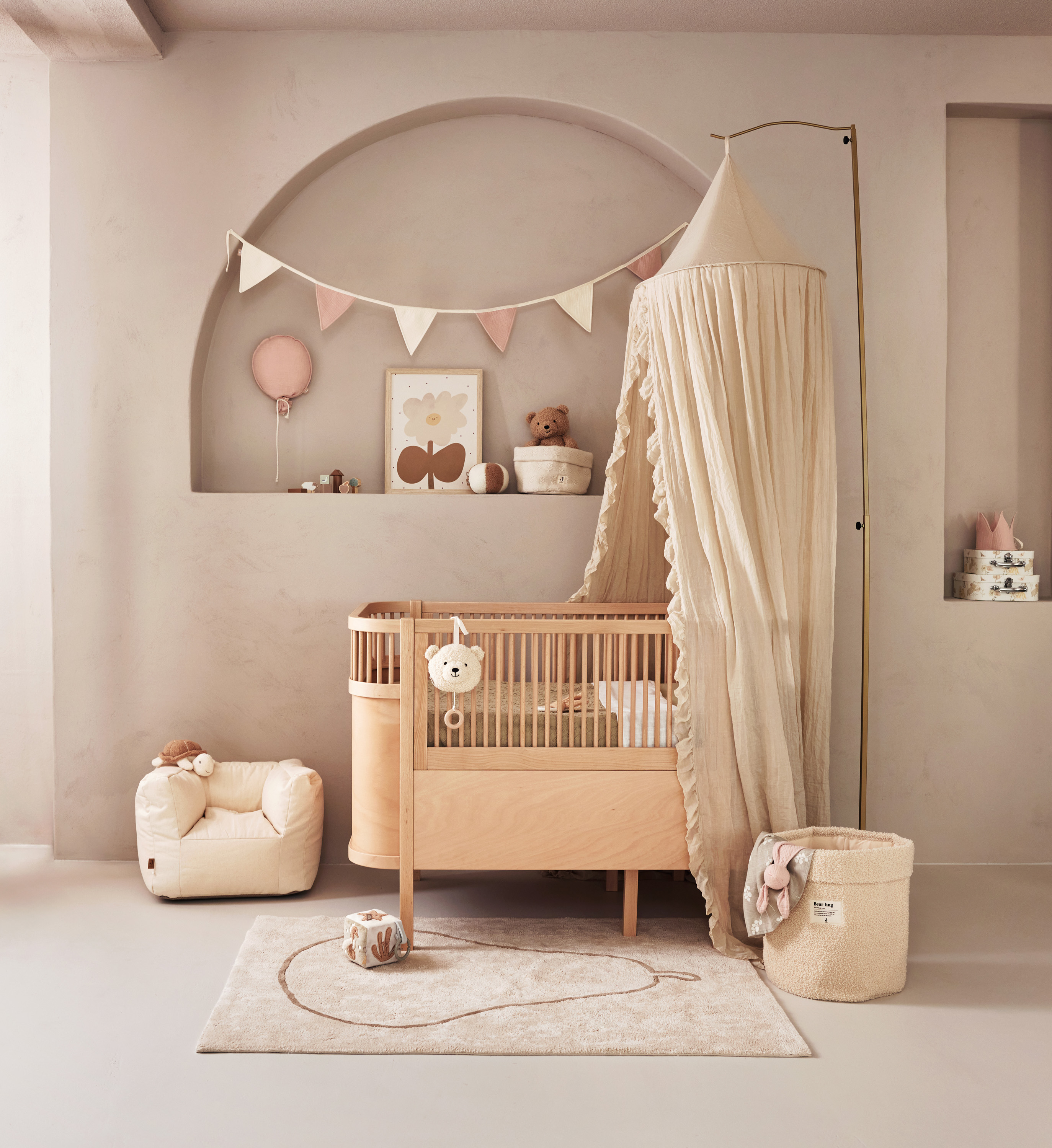 Jollein Vimpel 200x17cm Party Collection Wild Rose/Ivory - 7