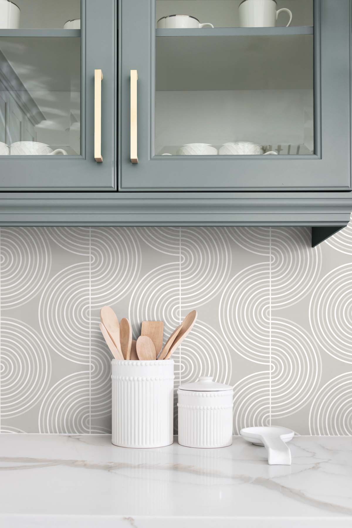 Zen Geo (Alloy Grey) - Självhäftande Tapet - NW44205 - 3