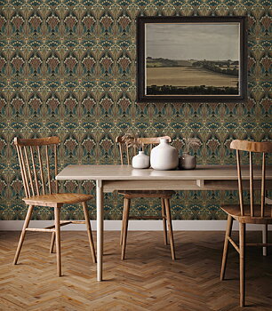Deco Dragonfly (Aegean Blue & Clay) - Självhäftande Tapet - NW55501