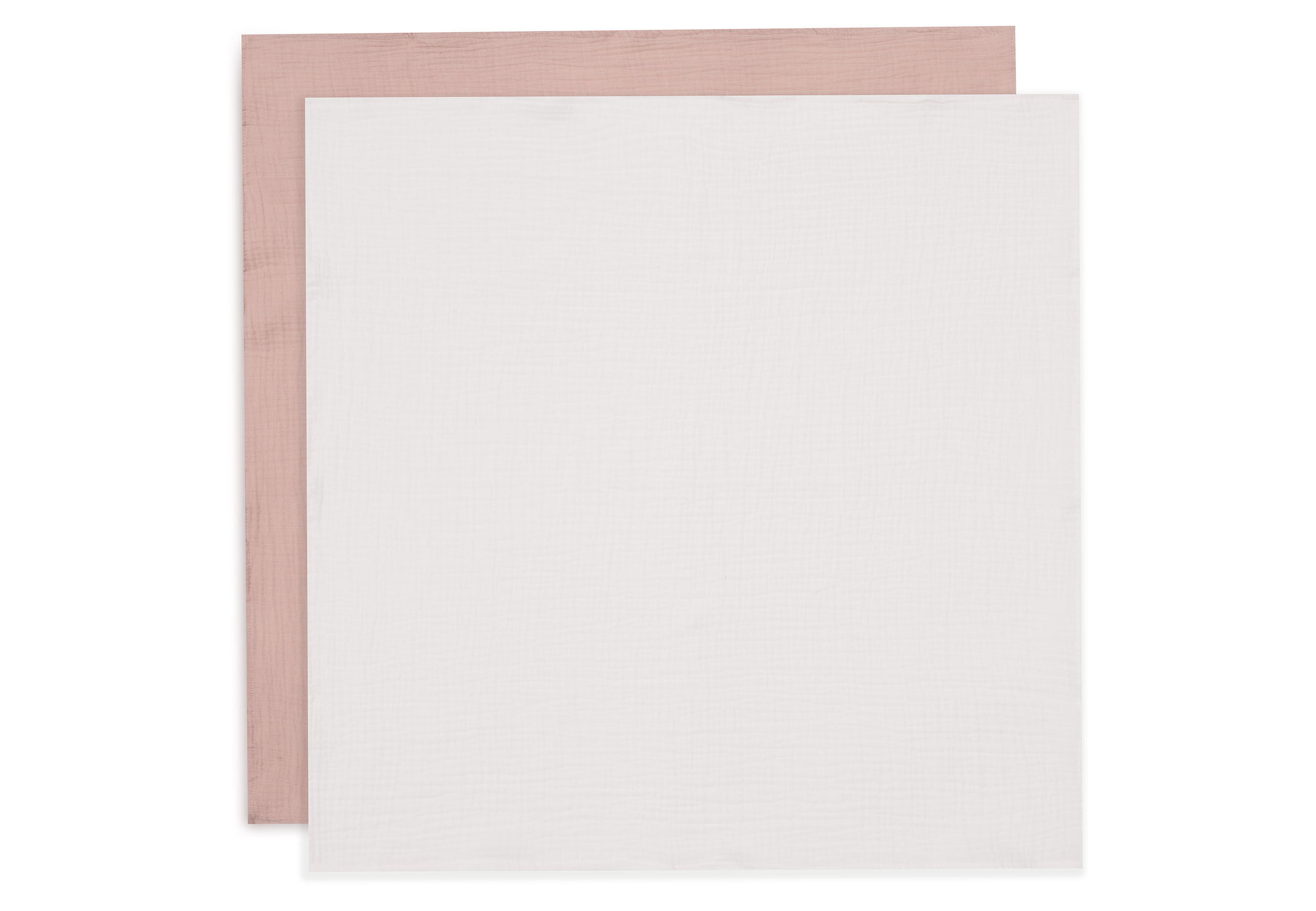 Jollein Muslinfilt 4-pack 70x70cm Wild Rose/Ivory - 2