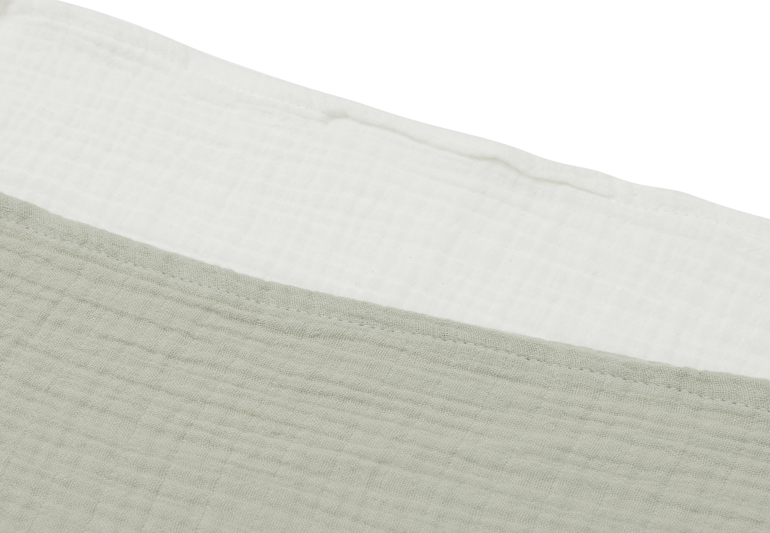 Jollein Muslinfilt 4-pack 70x70cm Olive Green/Ivory