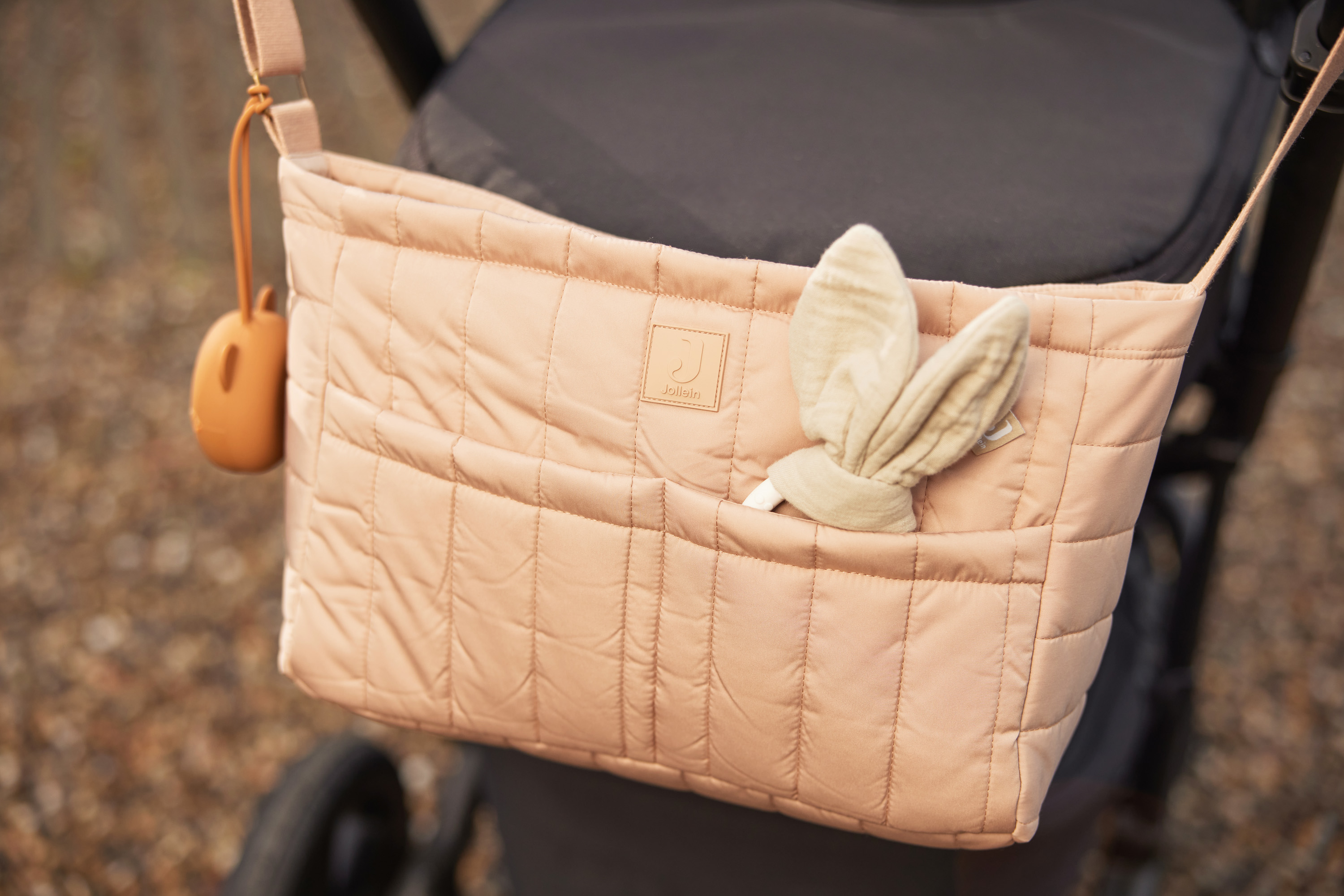 Jollein Barnvagns Organizer 30x21x11cm Biscuit - 10