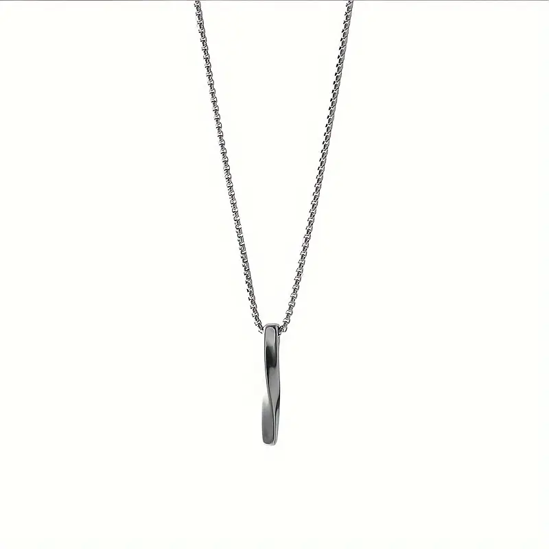 Halsband "Spiral" i rostfritt stål   - 4
