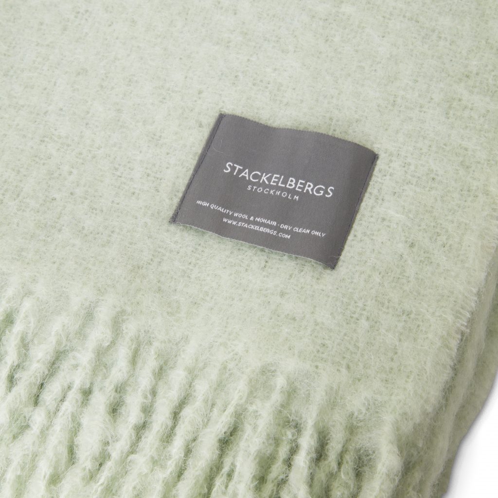 Mohair Pläd Mint - 2