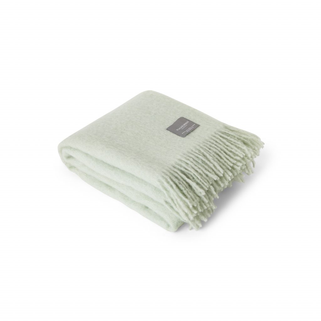 Mohair Pläd Mint