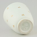 Wilhelm Kåge (Carrara 1934) White Widening Vase with Golden Decor 13 cm