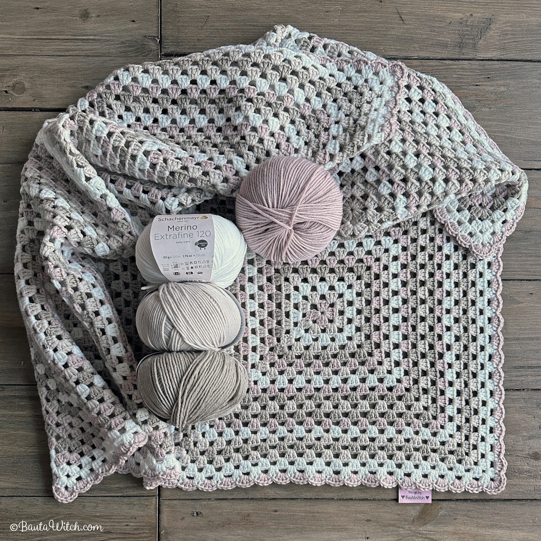 Easy Peasy Babypläd i merinoull (9 nystan)  - 6