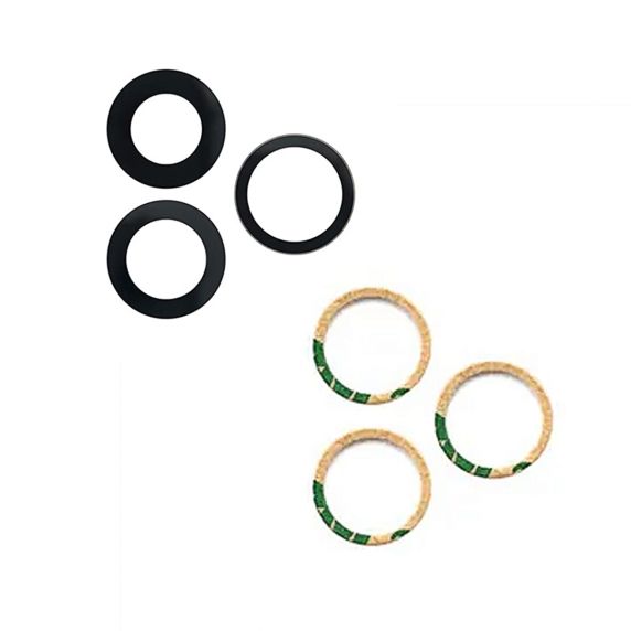 Original iPhone 14 Pro Max Bak Kameralins Med Tejp - 3-pack