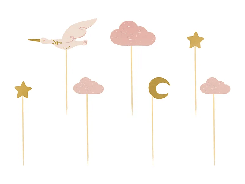 Cake toppers Storken 7-pack