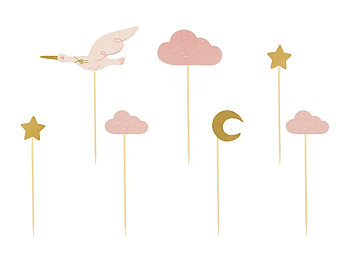 Cake toppers Storken 7-pack