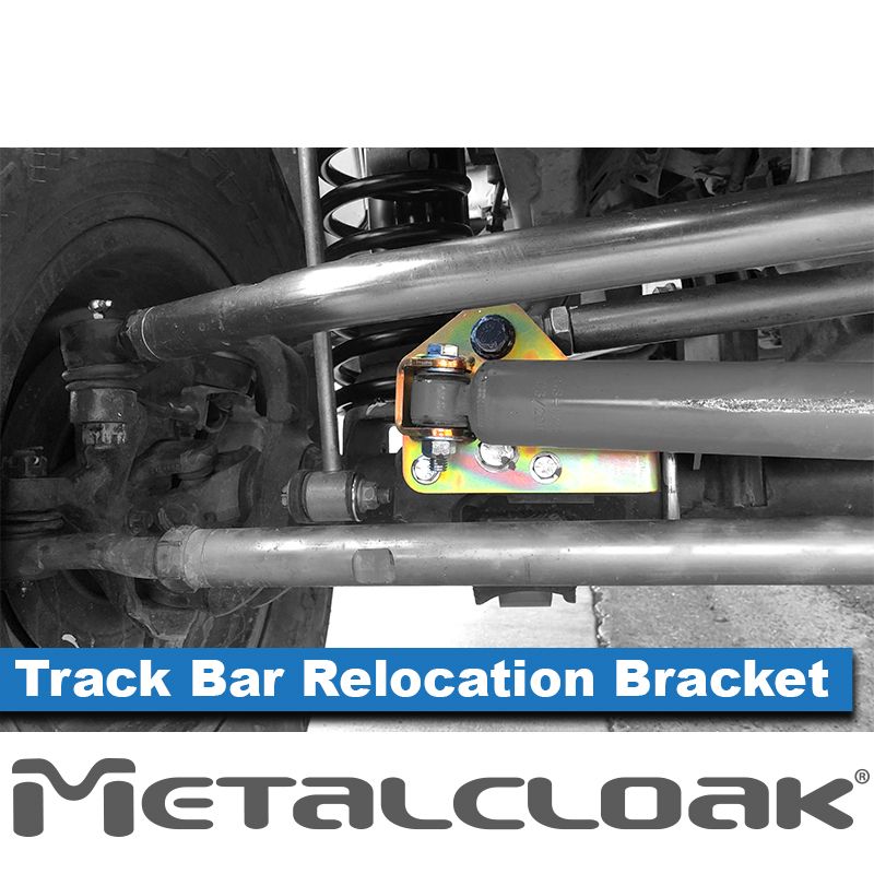 Metalcloak Track Bar & Stabilizer Relocation Bracket, JK Wrangler