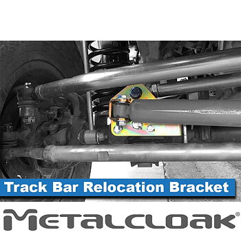 Metalcloak Track Bar & Stabilizer Relocation Bracket, JK Wrangler