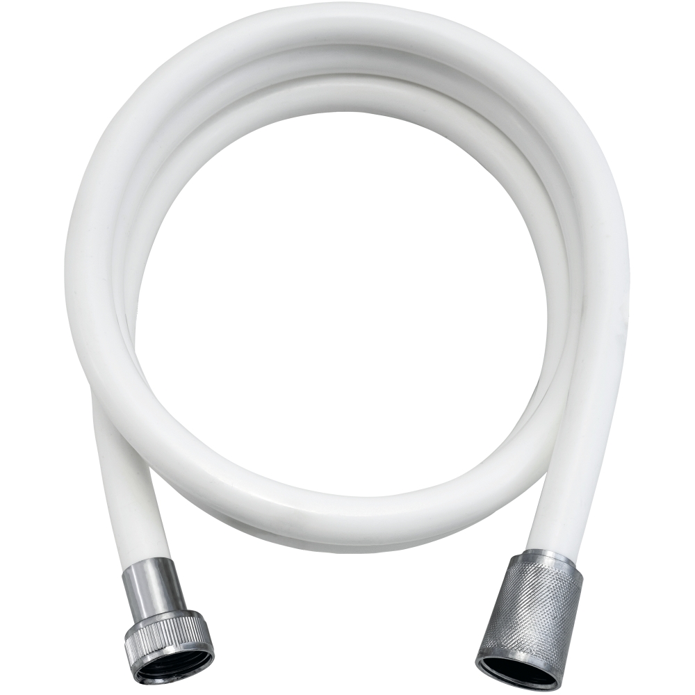 Duschslang 1,5m PVC vit