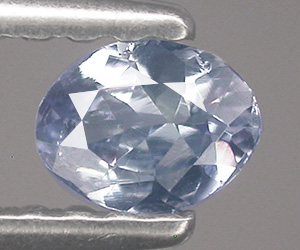 Piedra preciosa de tanzanita natural genuina ovalada de 4,3x3,3 mm de alta calidad