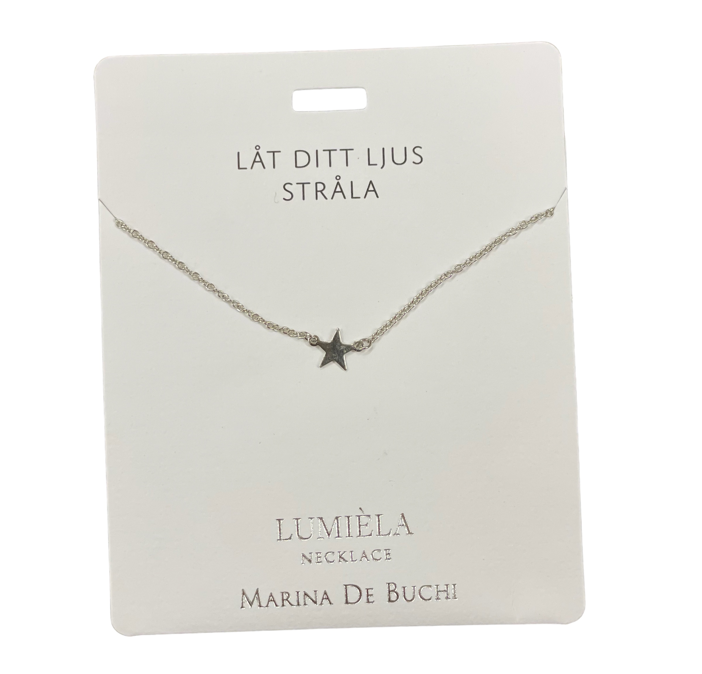 Budskaps Halsband - Stjärna - "Låt ditt ljus stråla"
