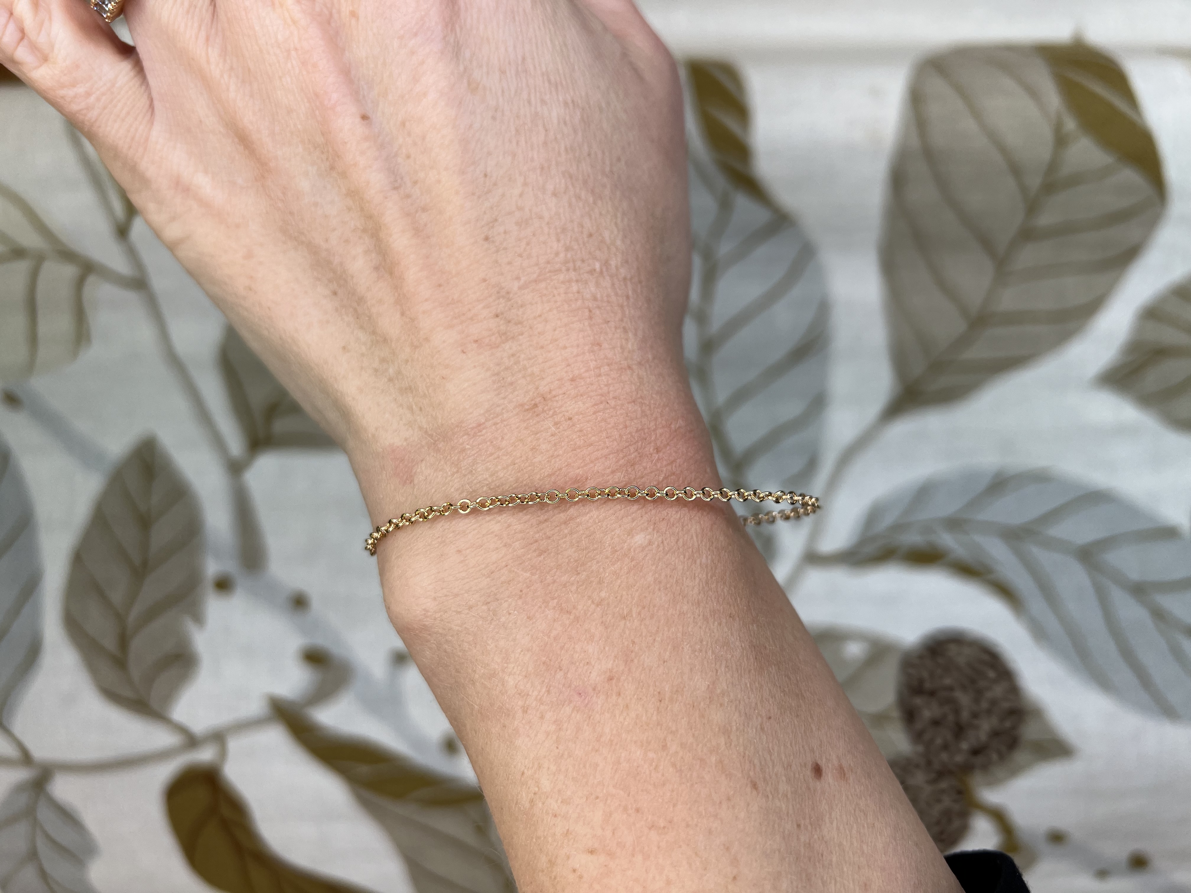 Pyöreä ankkuri 18k punakultaa 18 cm 2,0 mm - 2