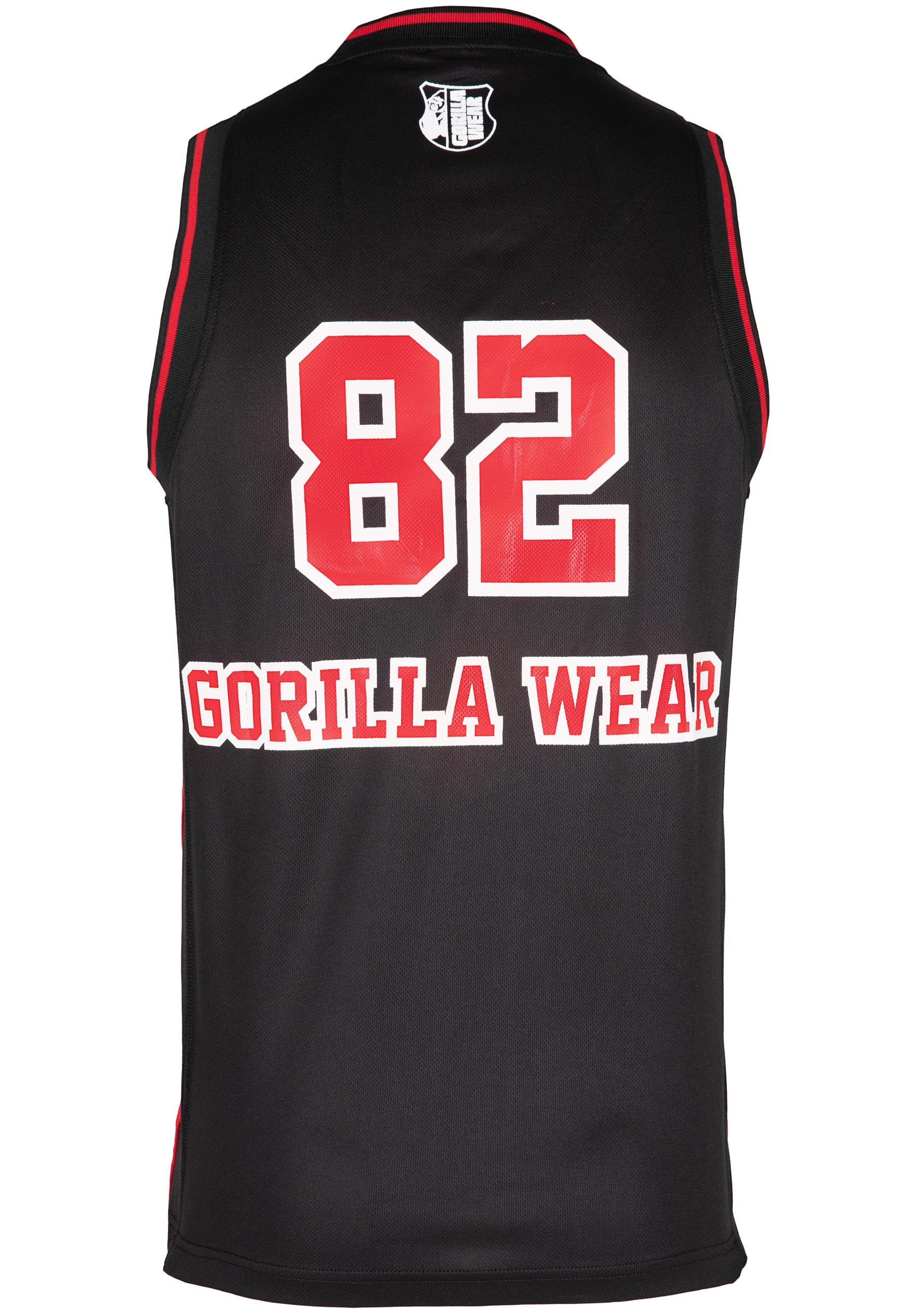 San Mateo Jersey Tank Top, black/red - 2