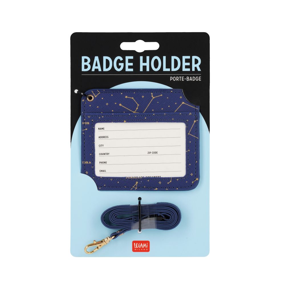 Badge holder, namnskyltsfodral - Stars - 2