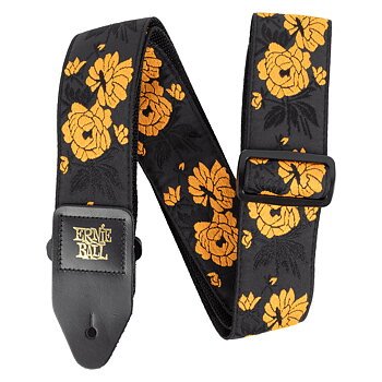 Ernie Ball EB-5358 Tangerine Rose Jacquard Guitar Strap