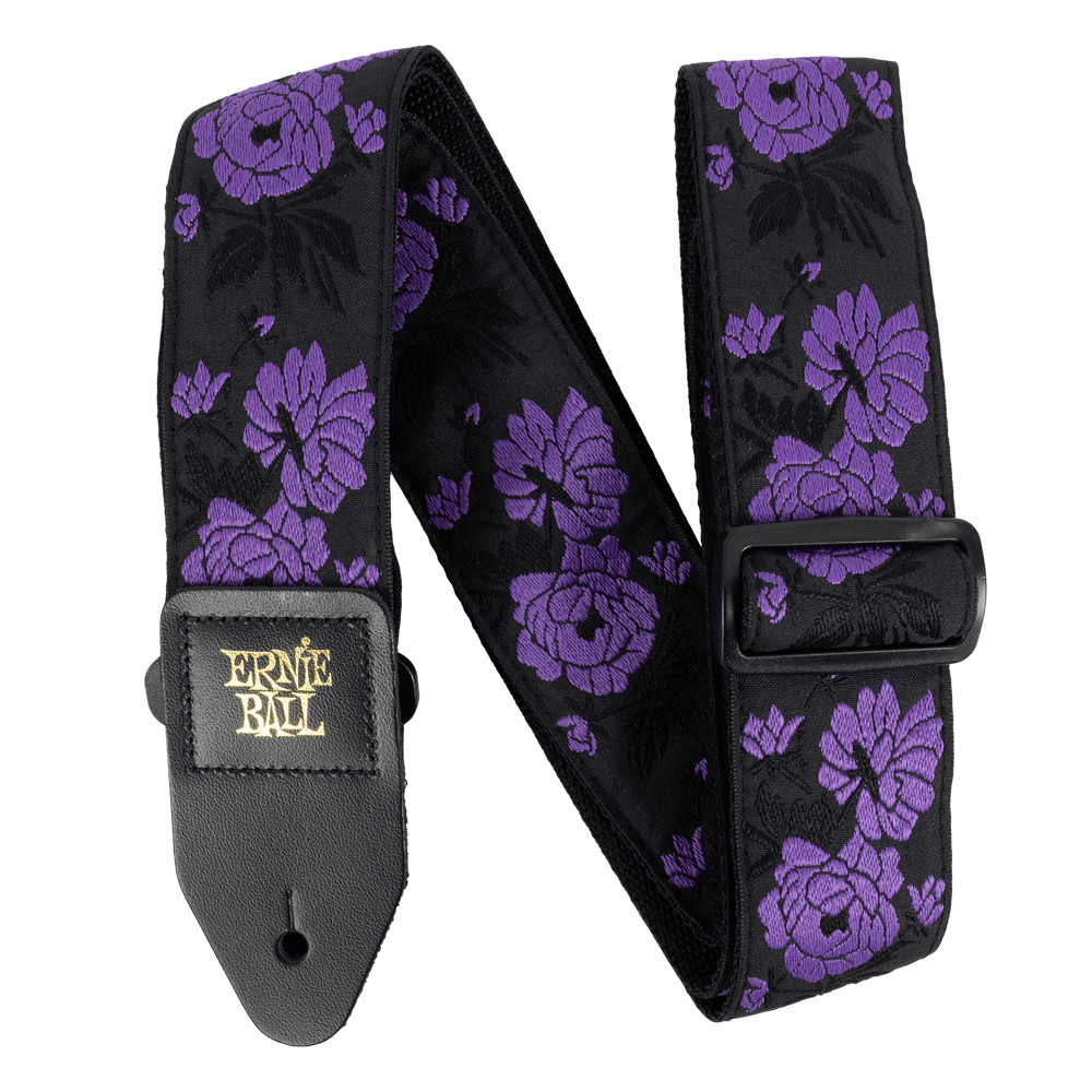 Ernie Ball EB-5359 Lavender Rose Jacquard Guitar Strap
