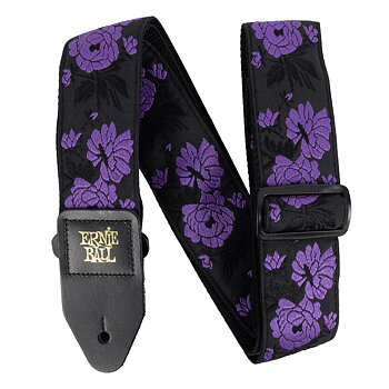 Ernie Ball EB-5359 Lavender Rose Jacquard Guitar Strap