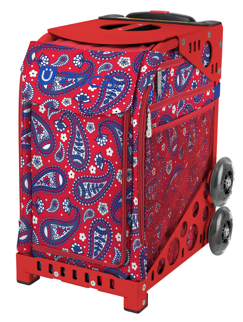 Zucaväska- insats -Paisley in Red - 2