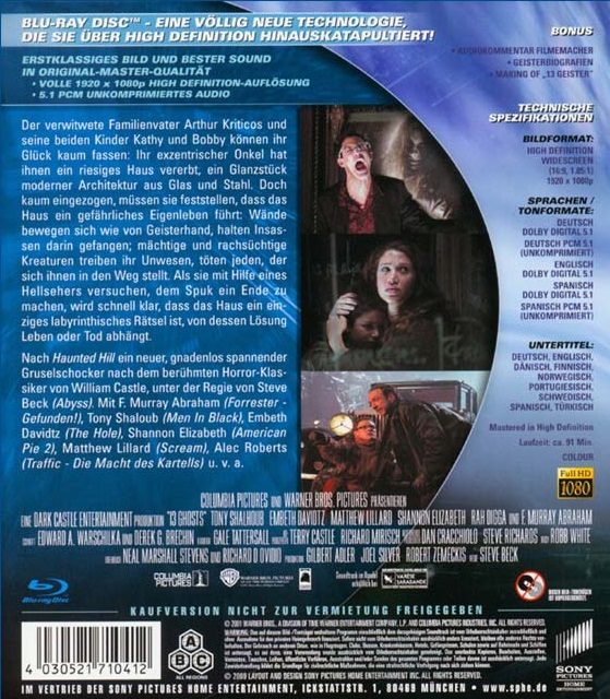 Thirteen Ghosts (Blu-ray) - 2