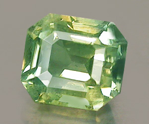 0,50 ct raro zafiro amarillo verde bicolor natural sin tratar - 3
