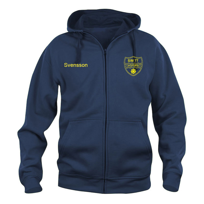Hoodie zip Sim 77 Hofors