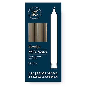 Kronljus 4-p Nougat
