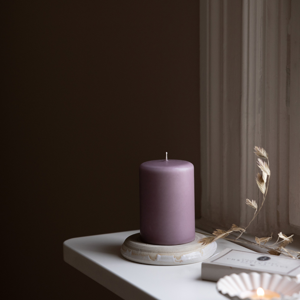 Blockljus 68x100mm Malva - 4