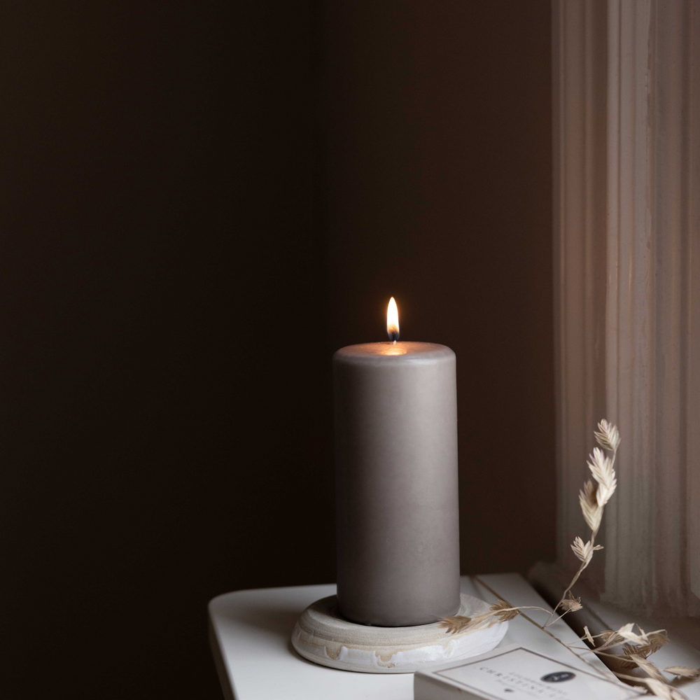 Blockljus 68x150 mm Nougat - 4