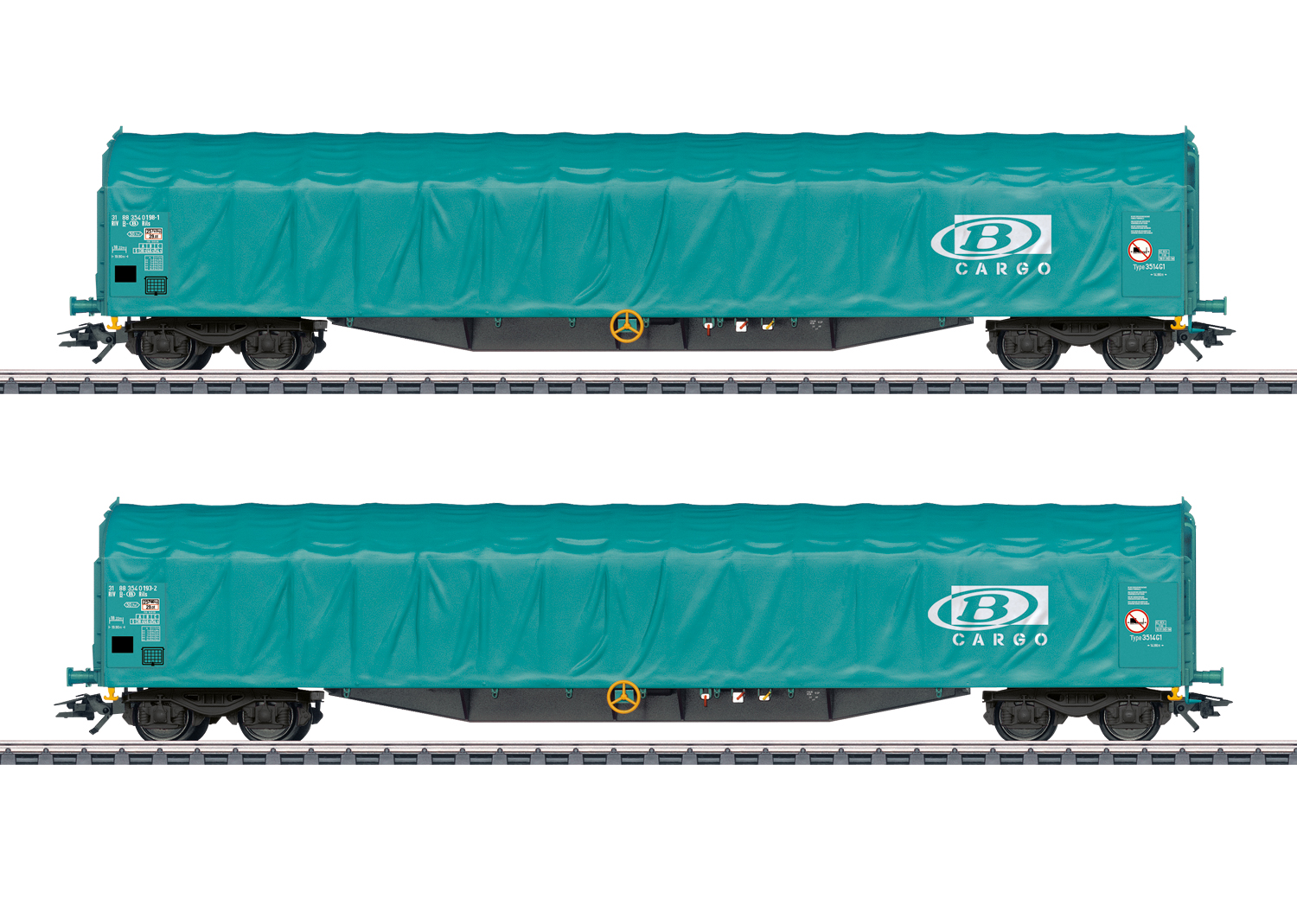 Type Rils Sliding Tarp Car