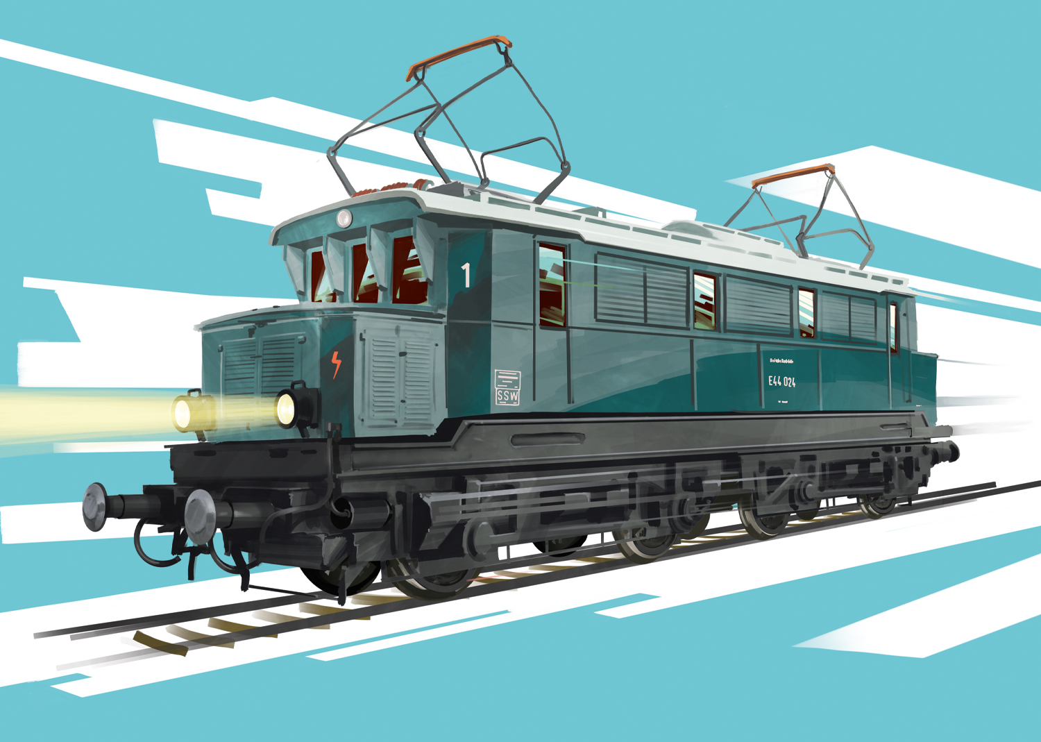 Class E 44 Electric Locomotive - 2