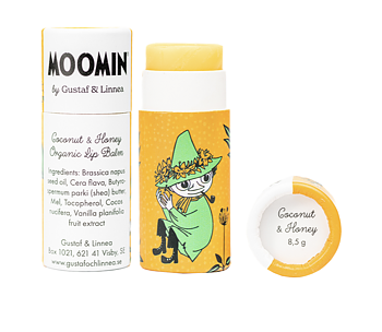 Moomin Beeswax Lipstick with Coconut & Honey - Snufkin