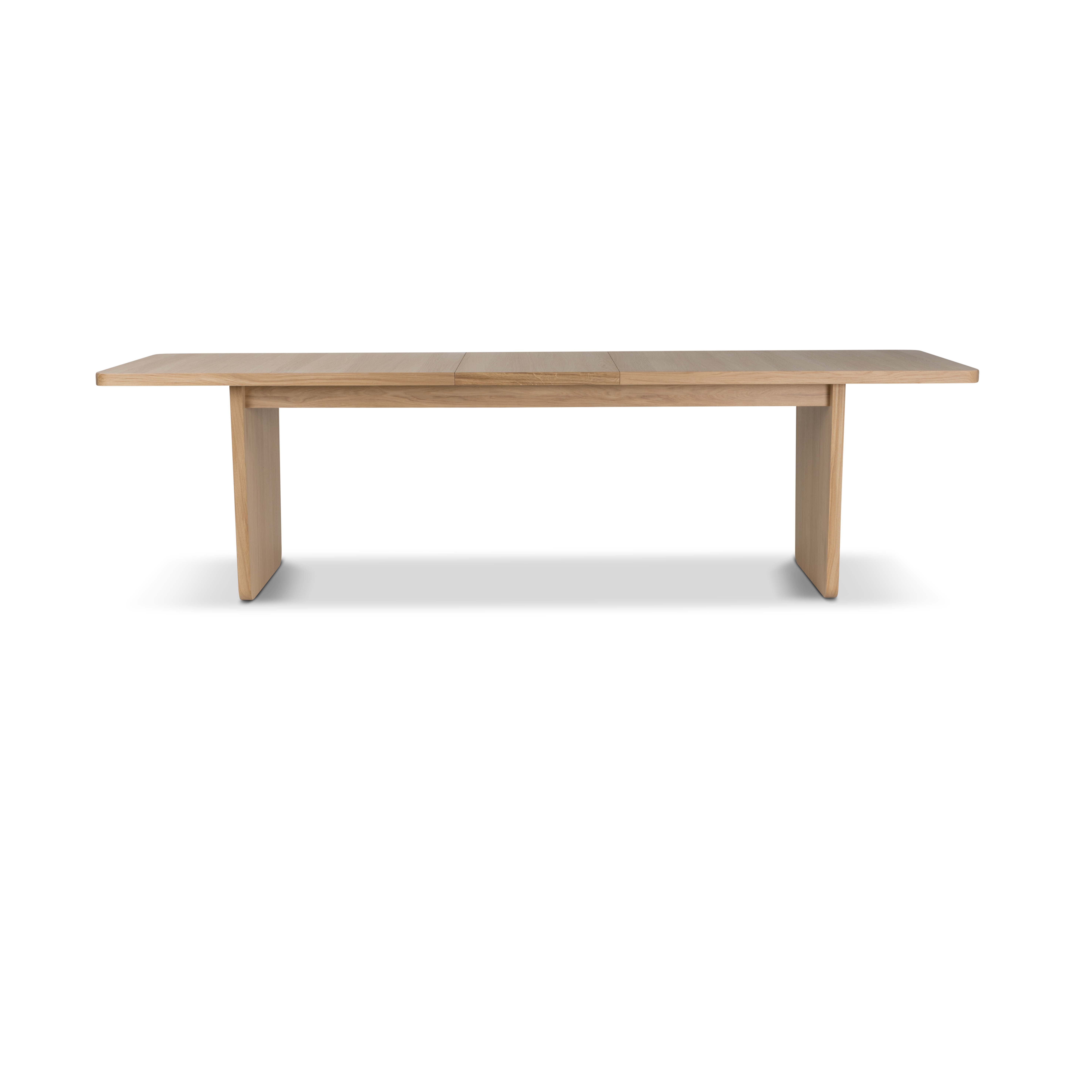 Matbord Vaud 200 - 230 x 90  cm vitpigmenterad ek Mavis  - 3
