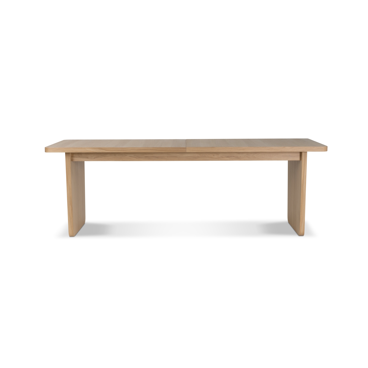 Matbord Vaud 200 - 230 x 90  cm vitpigmenterad ek Mavis 