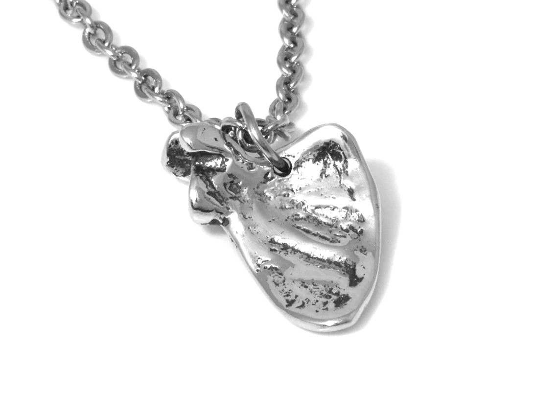 Litet Skulderblad Halsband, Anatomi Smycke i Tenn - 2