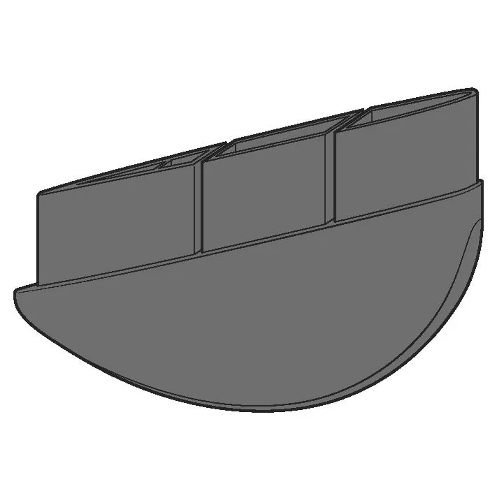 RS Feva - Bottenbeslag centerbord