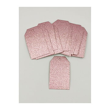 Tags - Glittering Pink